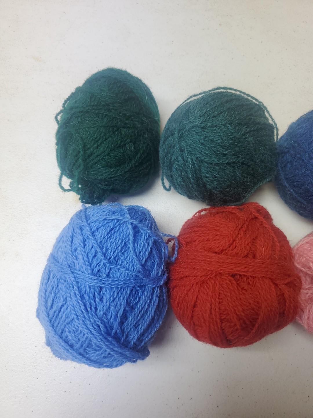 Unbranded Yarn Lot Of 8 Color Varies