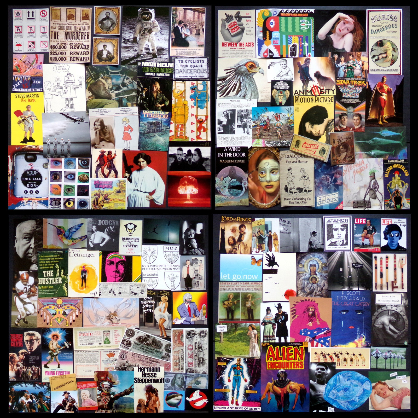 500+ PIECE CLIP ART BULK LOT Collage Artist Supplies Scrapbook Journal Craft Set