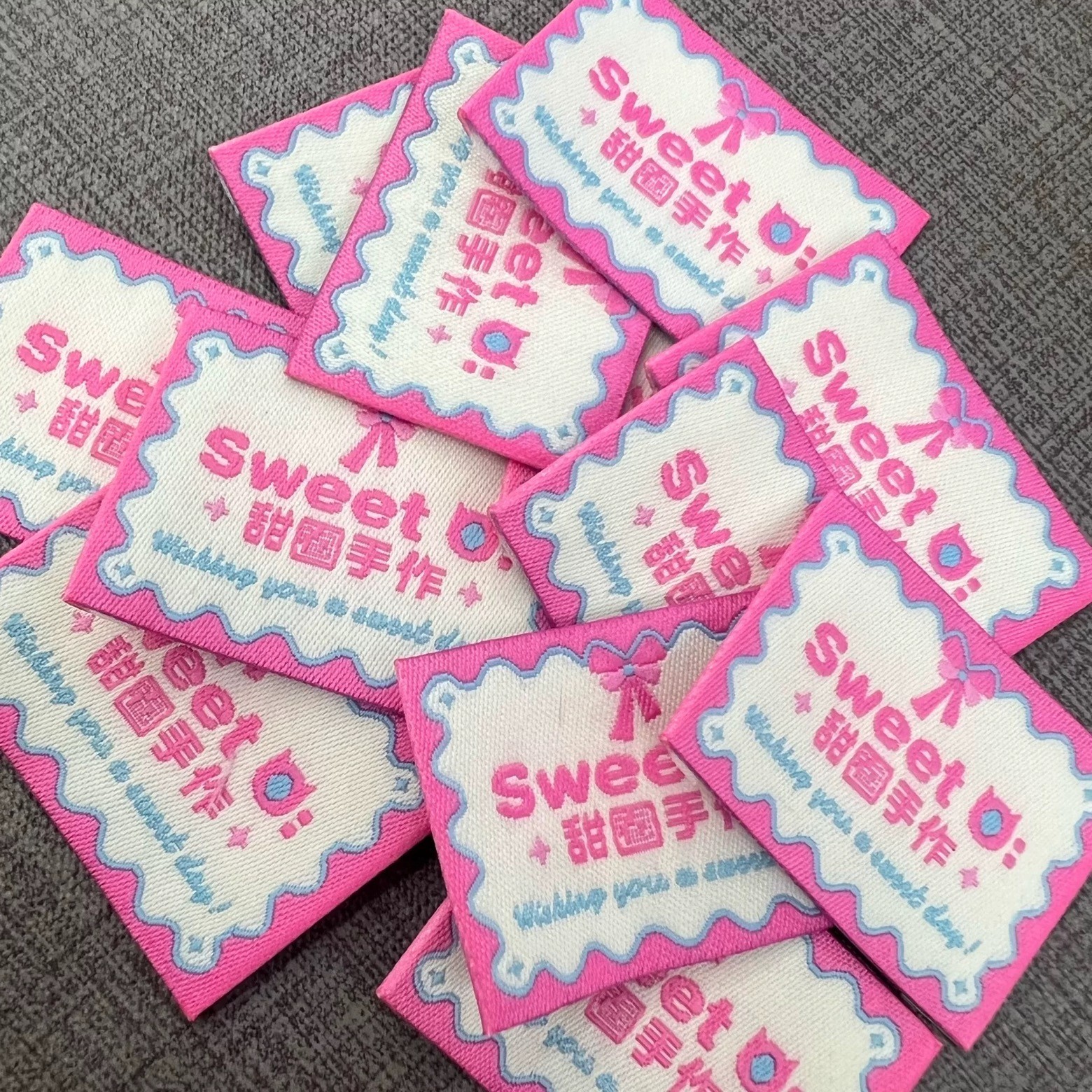 Custom Woven Labels 1,000 Pieces Clothing Labels Sew In LabelsPrivate Logo lable