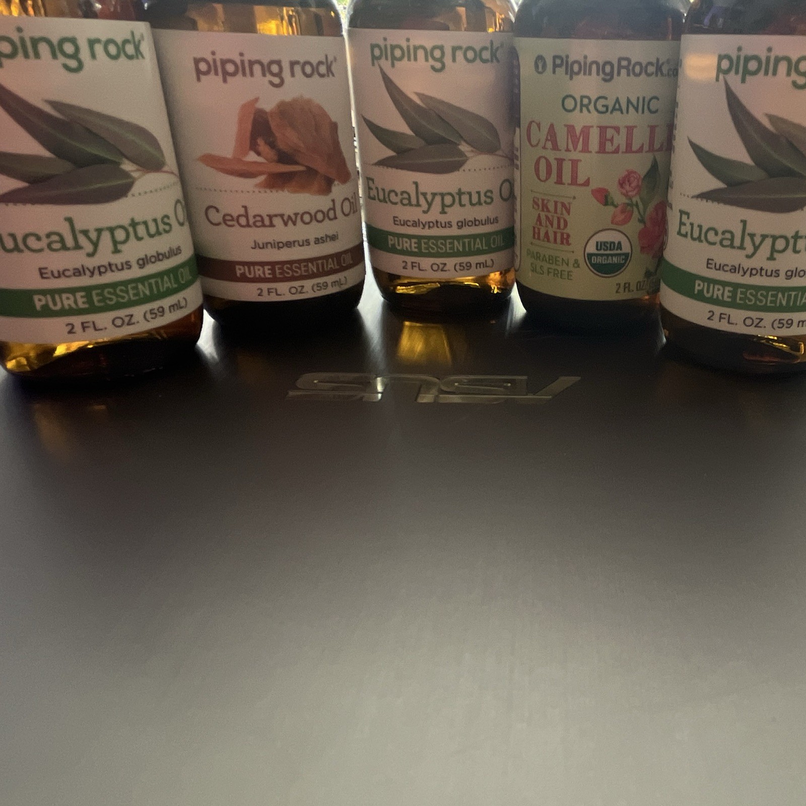 Piping Rock Essential Oil Set, Eucalyptus Cedarwood Camellia, 2 fl oz