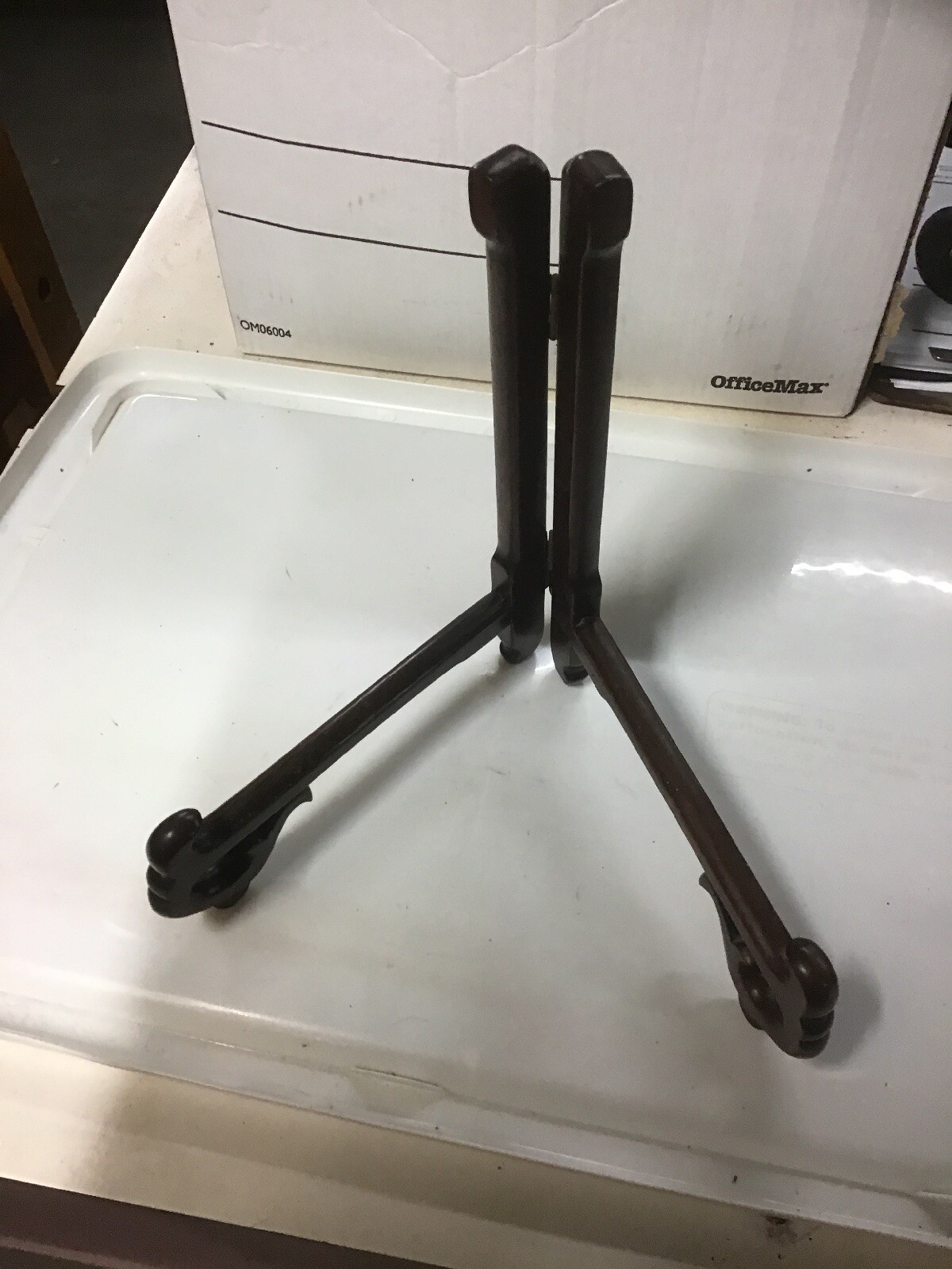 Pair 8.5” X 10” Open X 11” Asian Plate Stands