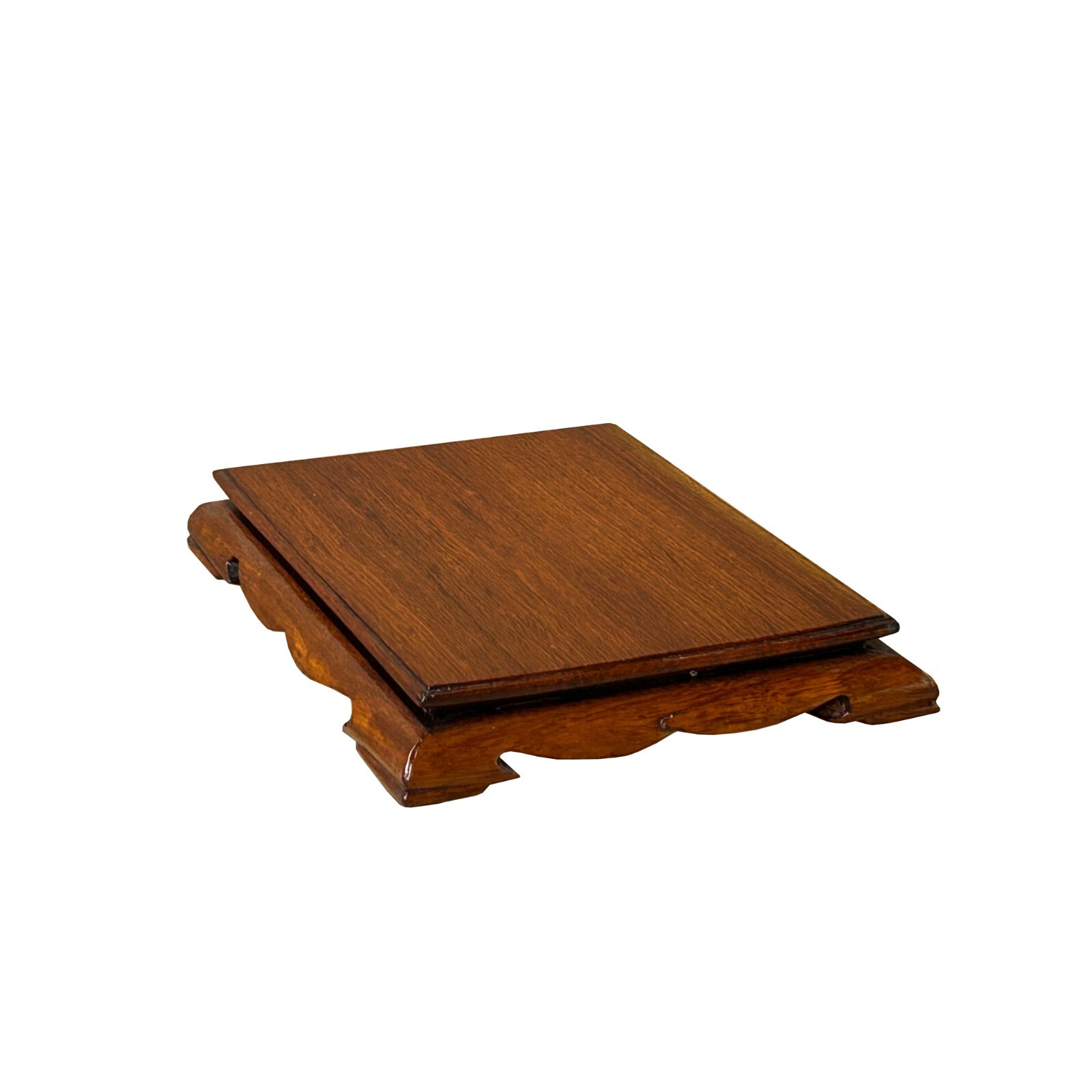 7.75″ Light Brown Wood Rectangular Display Stand Riser Easel ws4187