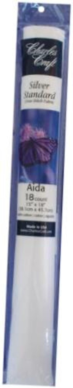 Silver Label Aida 18 Count 15×18-Inch Soft Tube White TC8836-6750