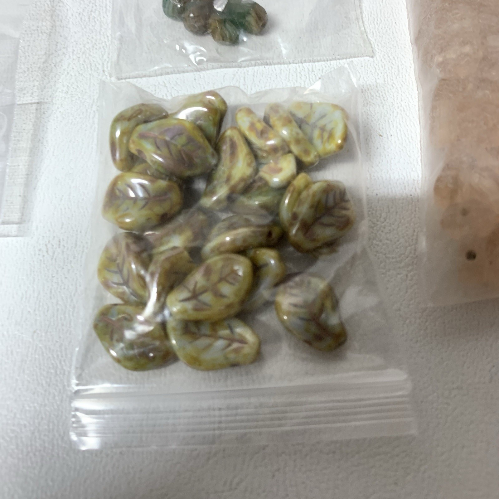 Large Lot of Beads for Jewelry Making Mixed Shapes Sizes Some Stone 5 Lbs