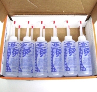 CASE OF 12 ZOOM SPOUT SEWING MACHINE OIL / 4 oz. OILER