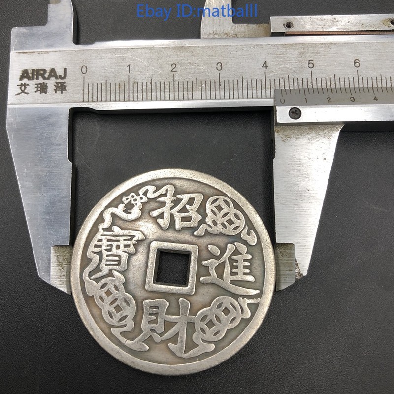 Charm Coin Copper 43mm Collectible Modern Craft