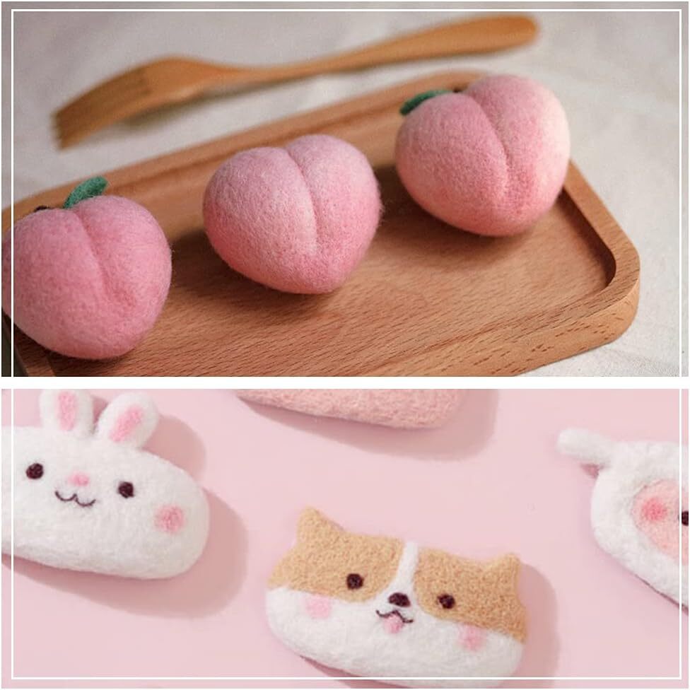 8 Needle Felting Tool Wood Handle Felting Kit DIY Hand Craft Making Wool Tools