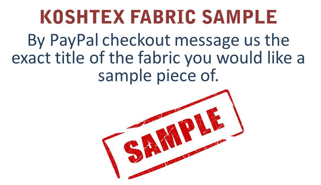 Koshtex Fabric Swatch Samples FREE SHIPPING