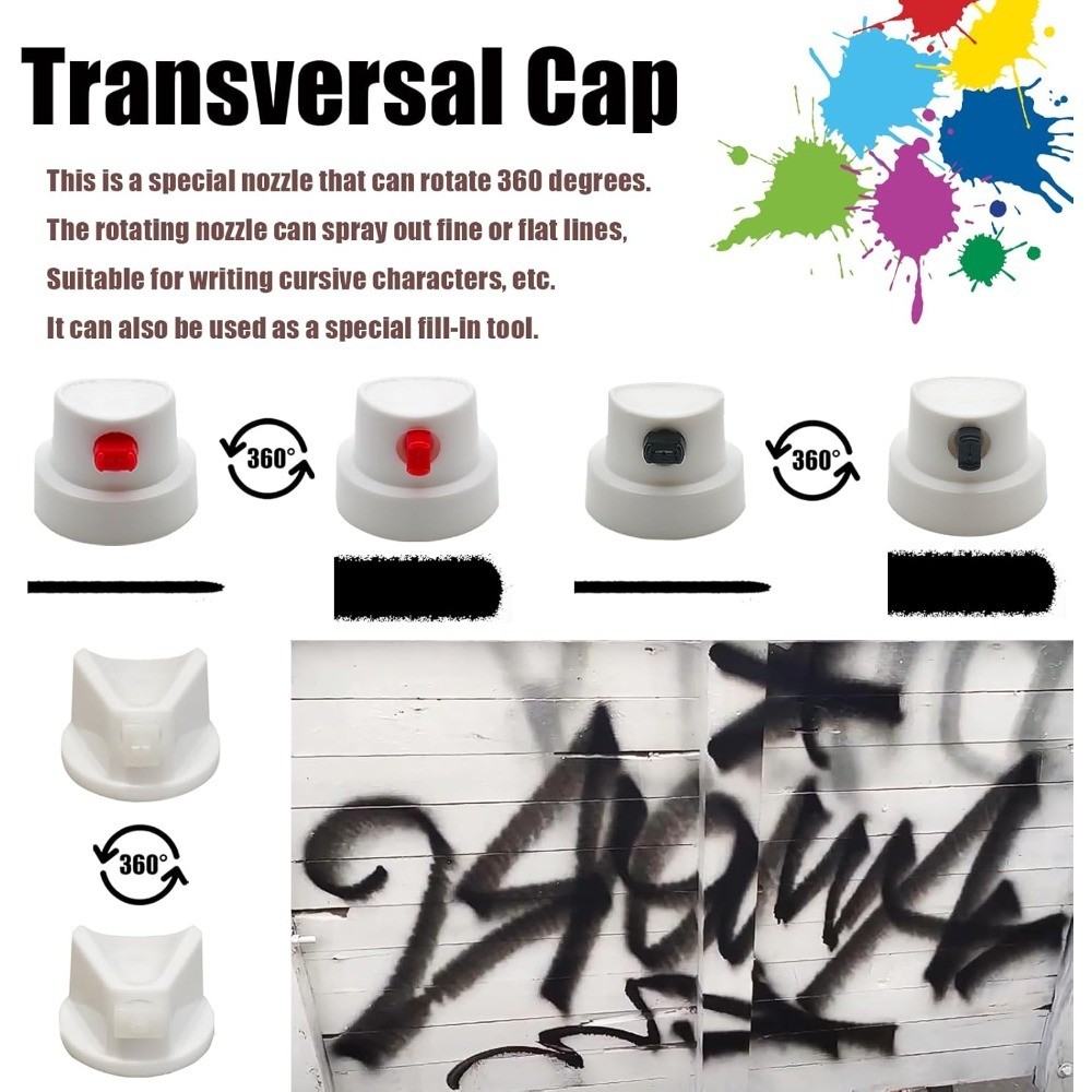 Spray Can Nozzle Tips Replacement for Male Cans Bottle DIY Paint Art Graffiti