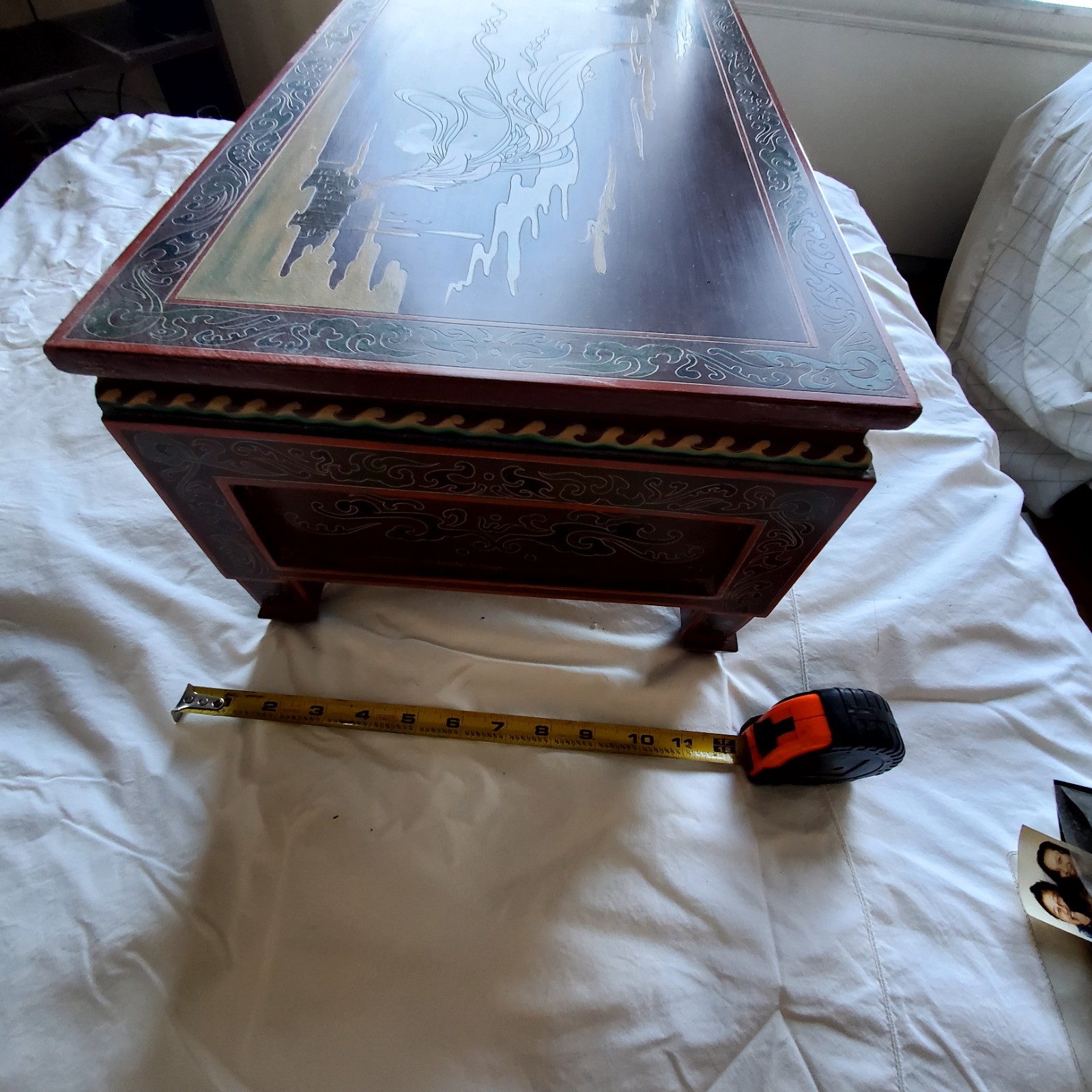 Vintage Chinese lap desk- brown in excellent condition