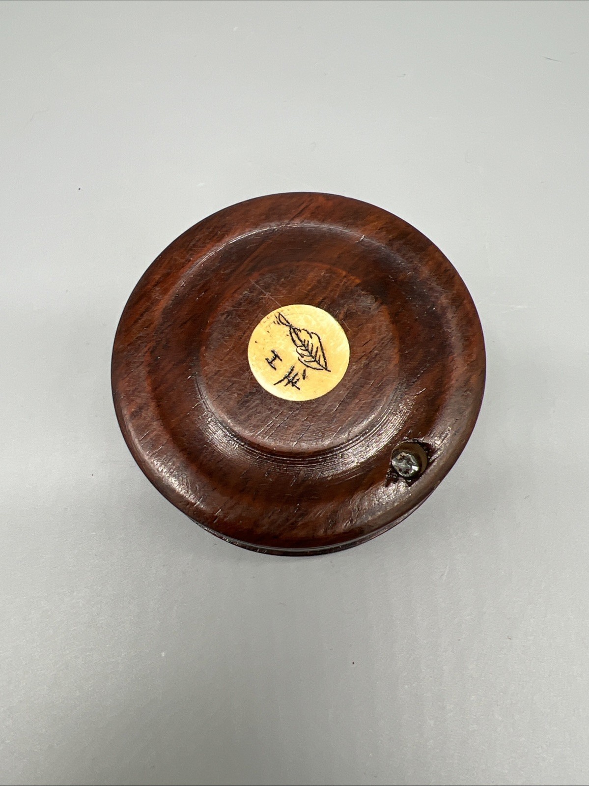 Chinese Zodiac – Astrological Calendar Compass Wooden Swivel Vintage