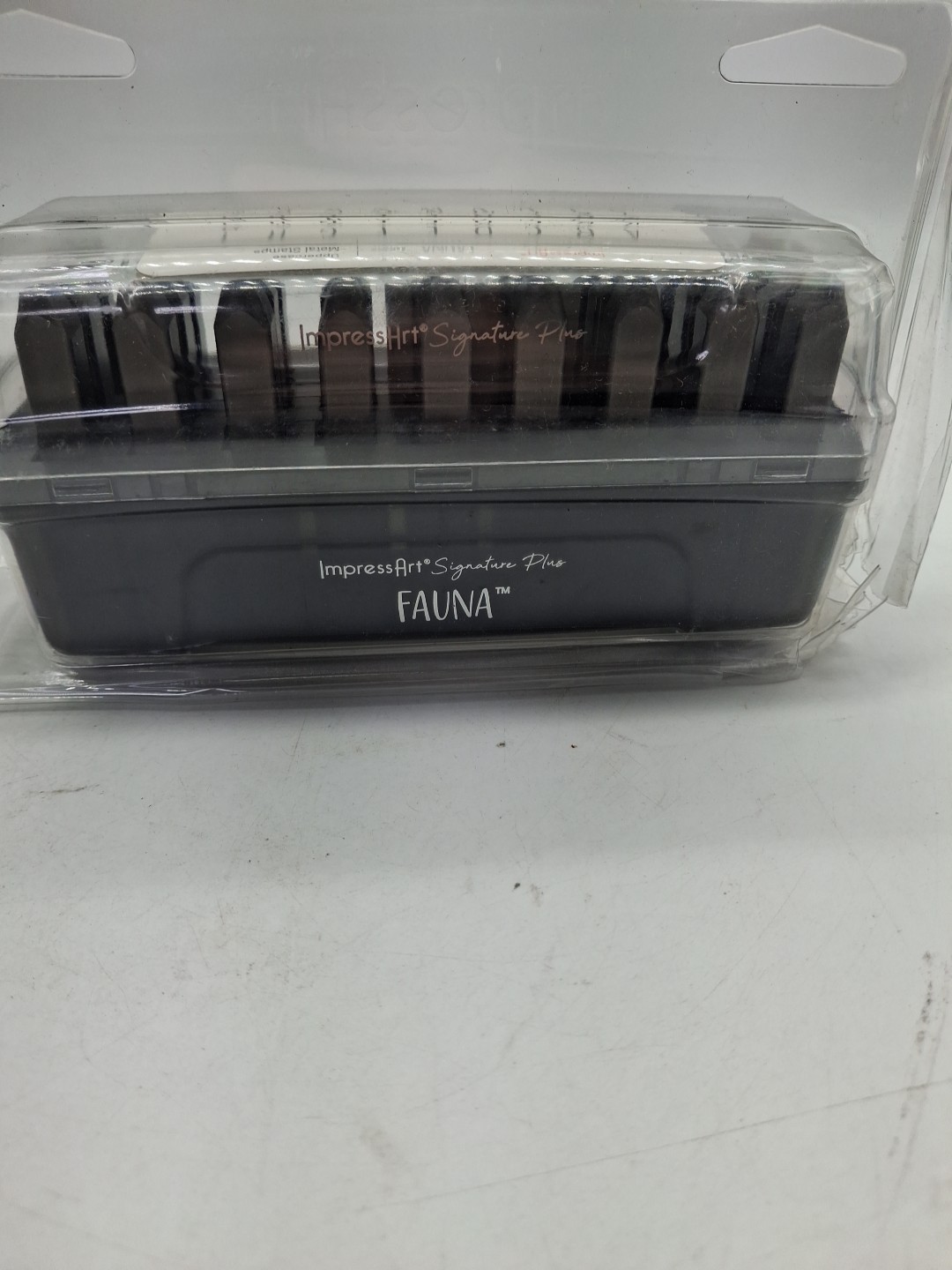 Fauna Uppercase Signature Plus Letter Metal Stamps, ImpressArt Jewelry Punches