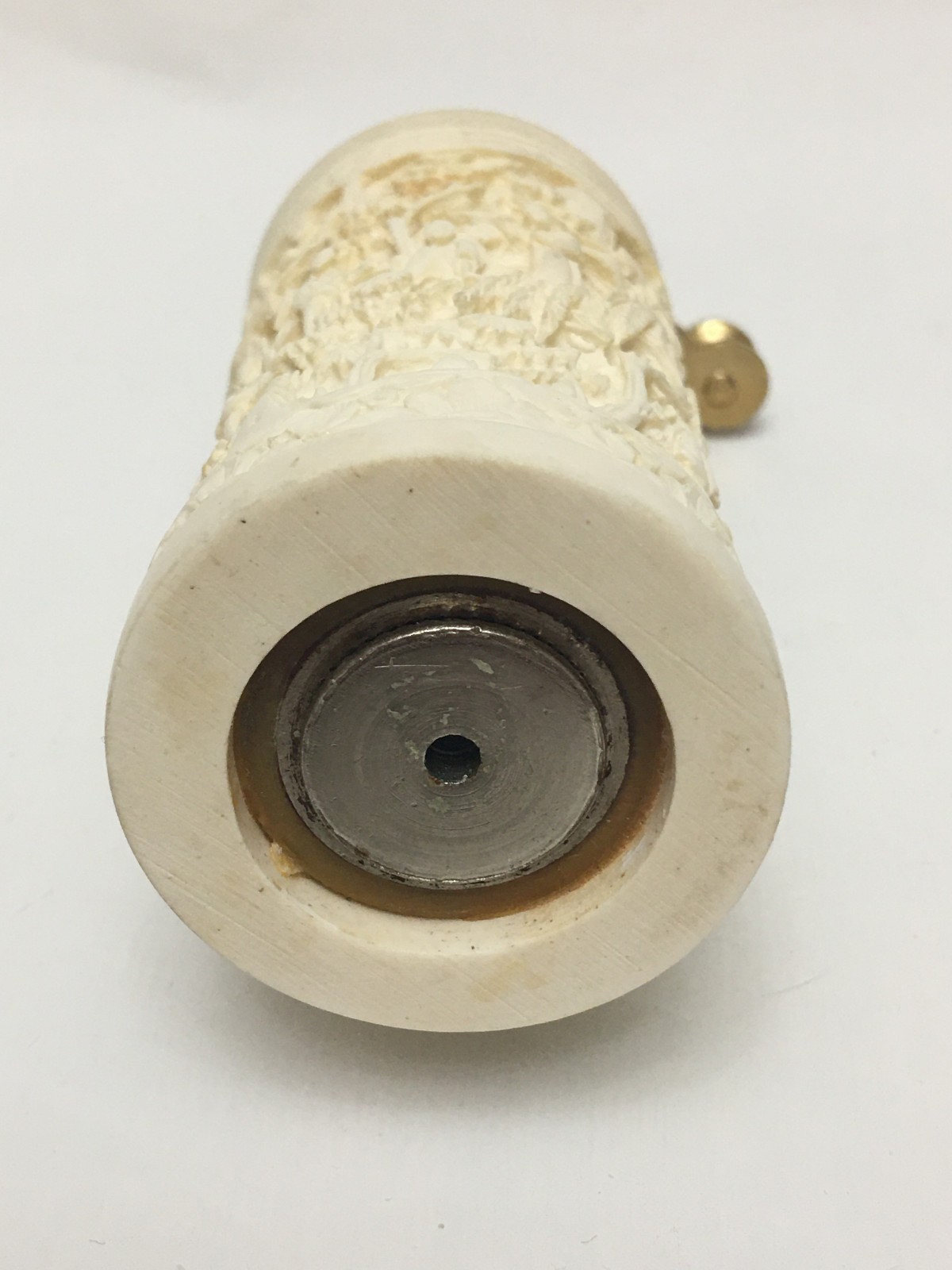 Chinese Carved Resin Pepper Grinder