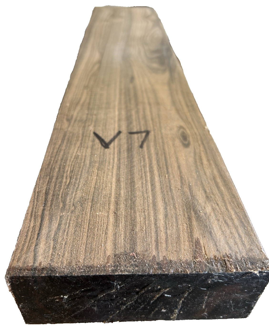 ONE PIECE KILN DRIED S4S BOCOTE LUMBER WOOD ~24″ X 5″ X 2″ V7