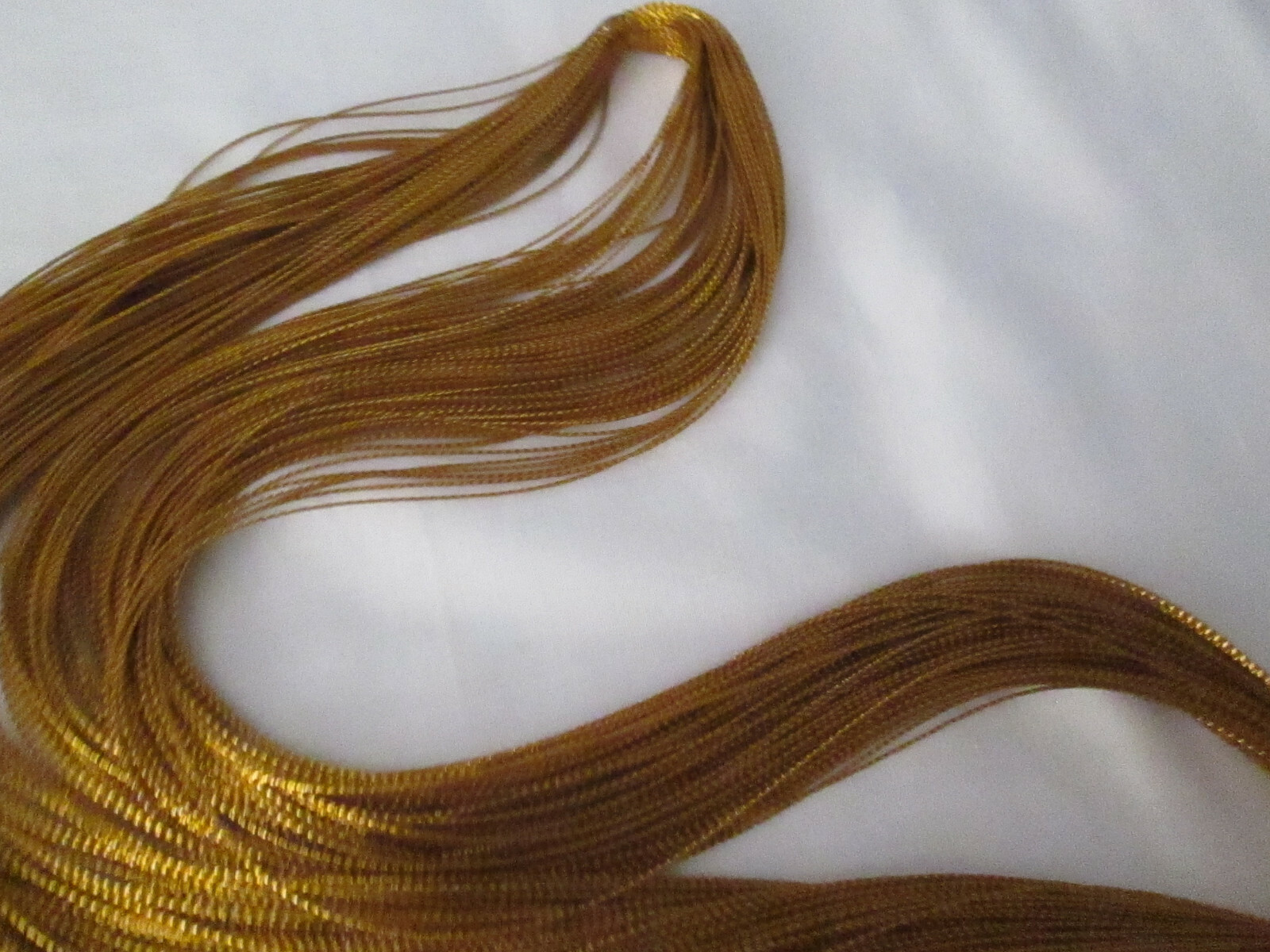 100 yds – 1mm Antique Gold Cording, Great for Ornaments and Crafts, New