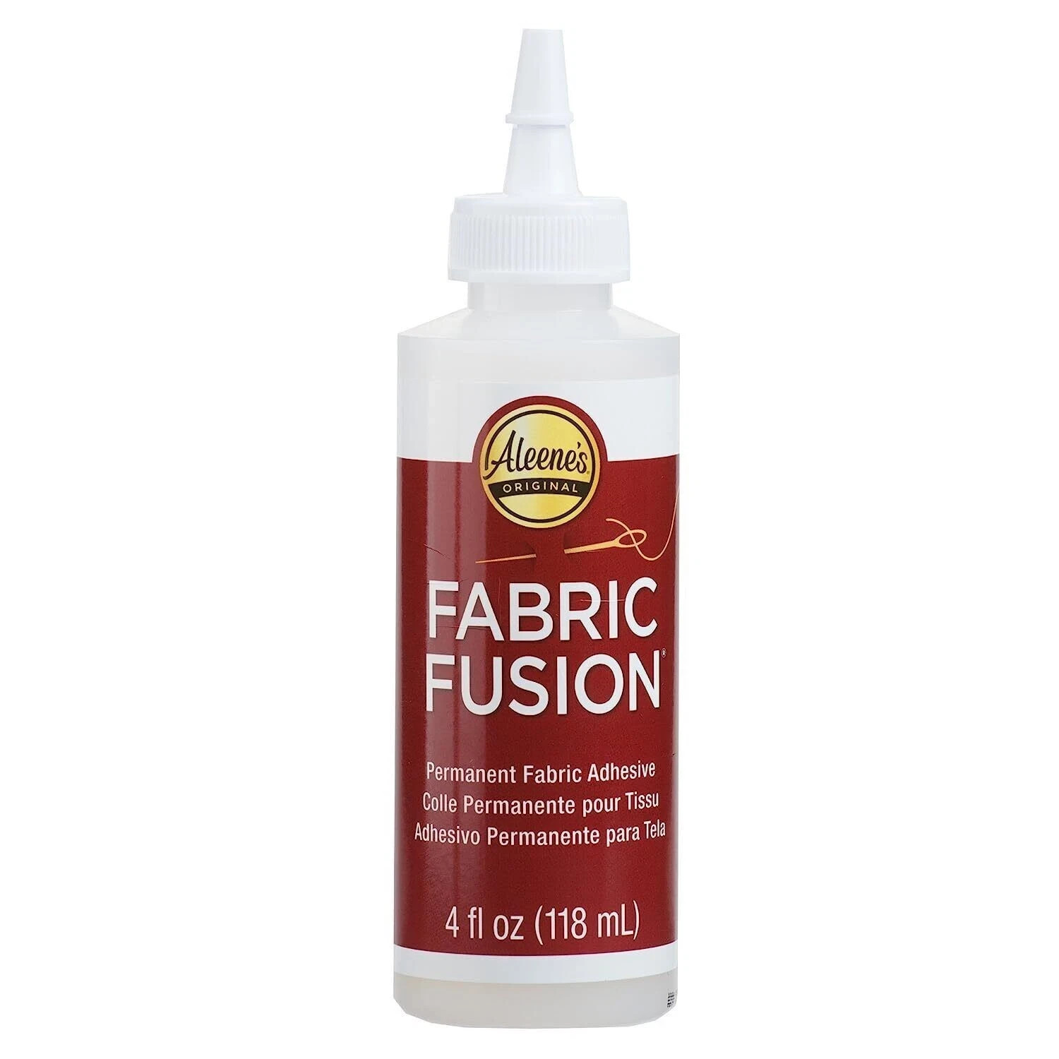 FABRIC FUSION ADHESIVE GLUE Aleene’s Clear Permanent Cloth Bond All Fabrics 4 Oz