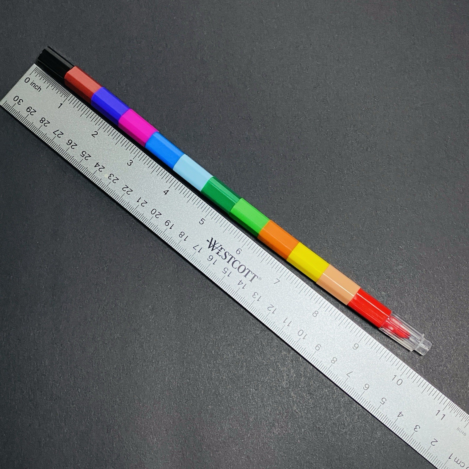 Stackable Crayon Colors Wax Colorful Creative Art Draw Travel Size Car Trips j