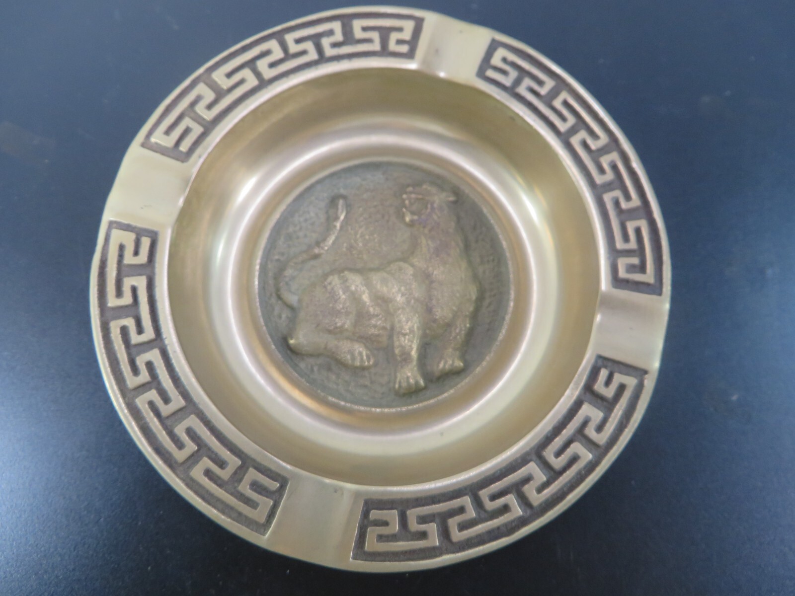 Vintage Brass Ashtrays Chinese New Year Zodiac Symbols Astrological Set Of 6