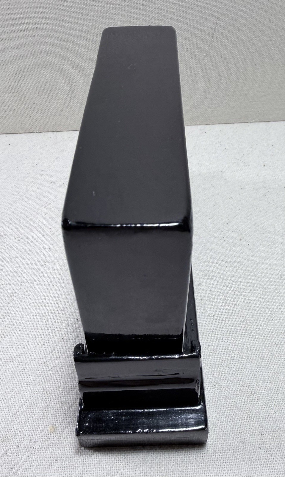 Vintage Chinese Cork Sculpture Diorama Pavilion Scene Black Lacquer Frame w/ Box