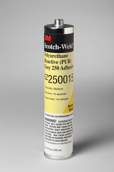 3M Scotch-Weld PUR Adhesive EZ250015, Off-White, 1/10 Gallon Cartidge