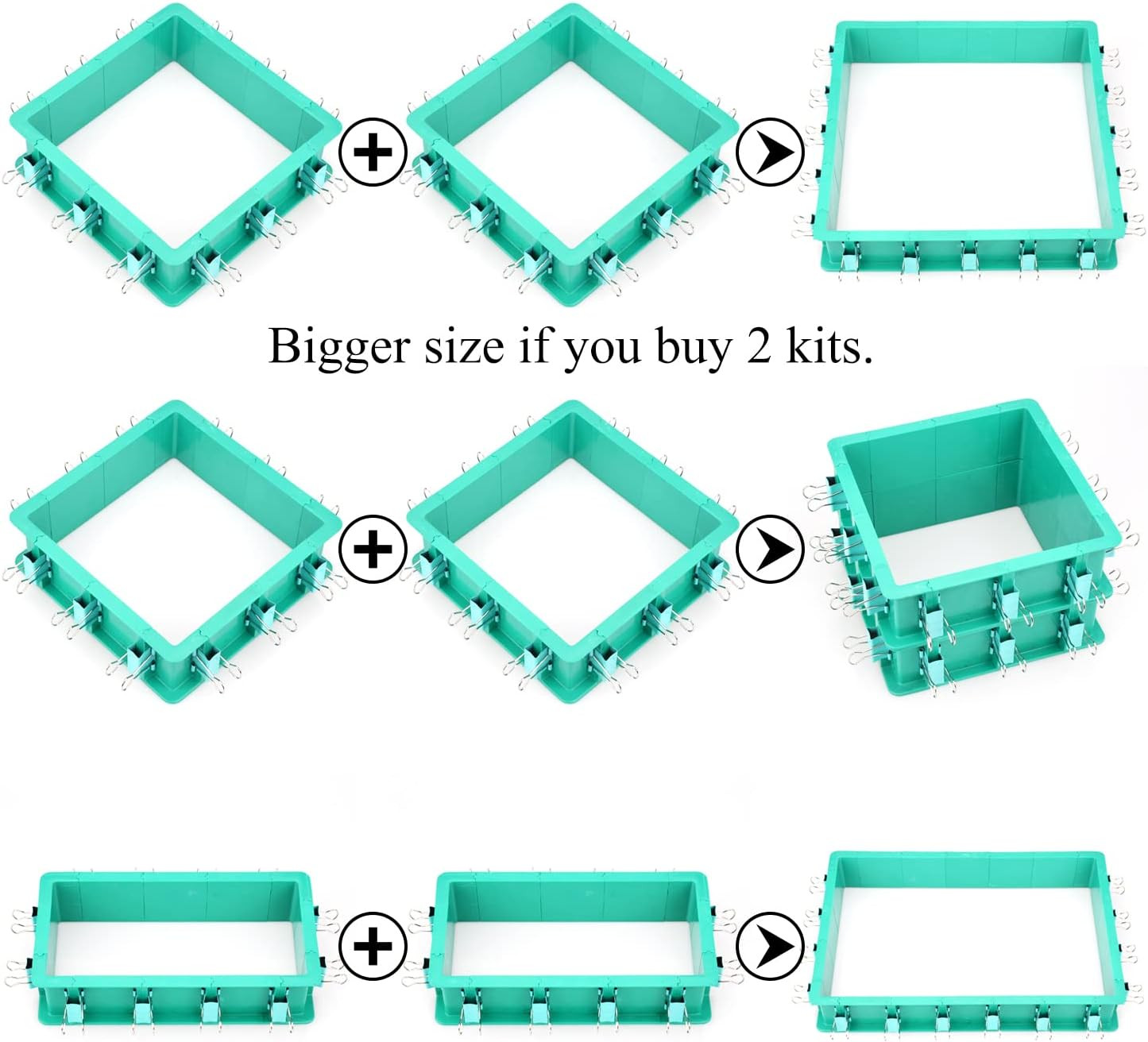 Adjustable Mold Housing Kit for Silicone Mold Making – Leak-Proof Plastic Frame