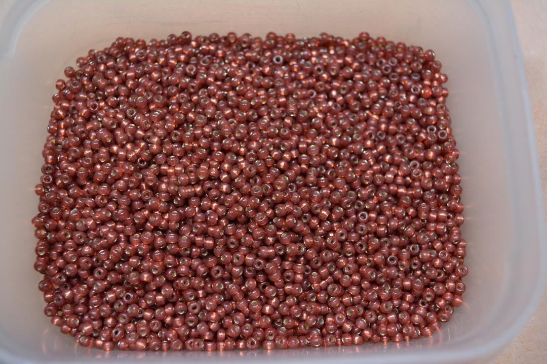 Miyuki Seed Beads 8/0 – Duracoat Silverlined Nutmeg