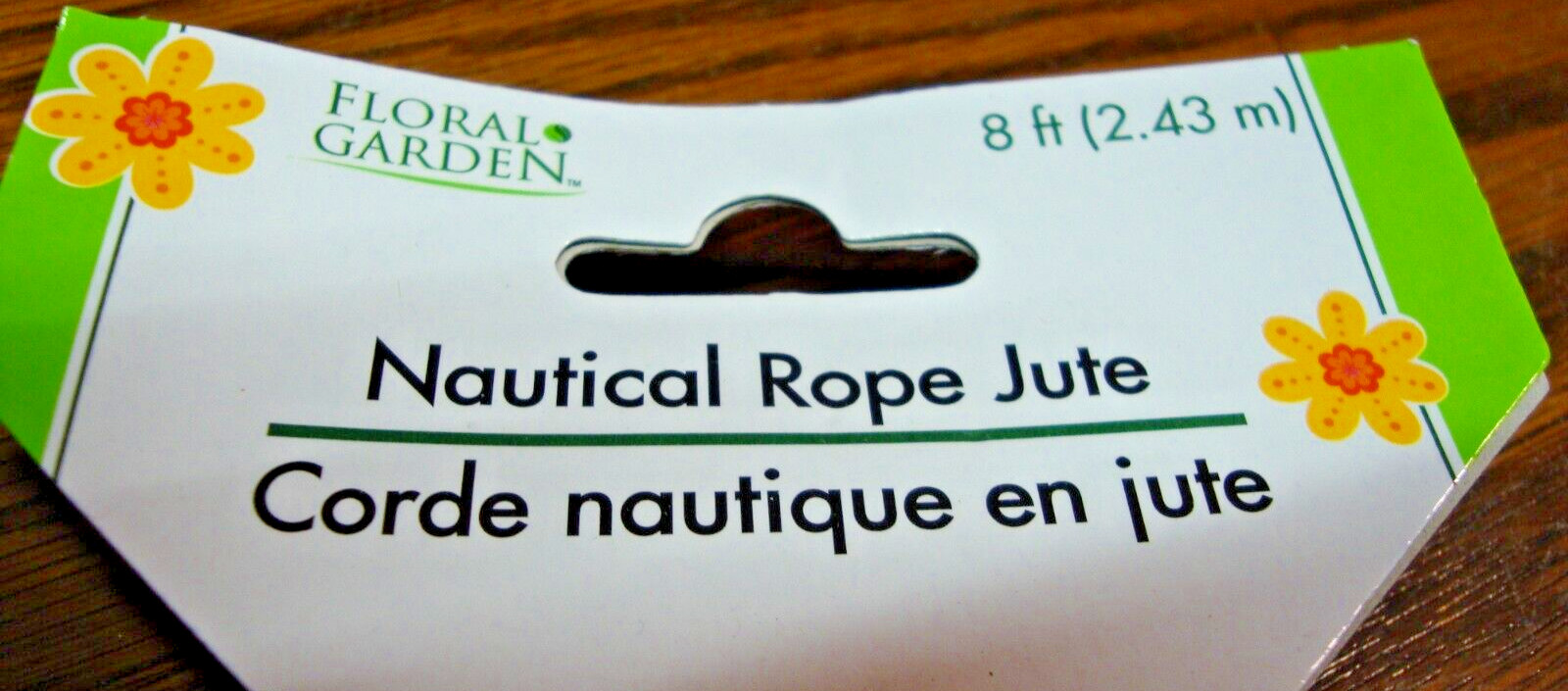 Floral Garden Decorative Nautical Rope Jute 8 ft Multi-Purpose Craft Supply B31