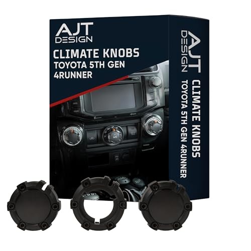 Climate Control Knobs for Toyota 4Runner 5th Gen (2010-2024) | Set of 3