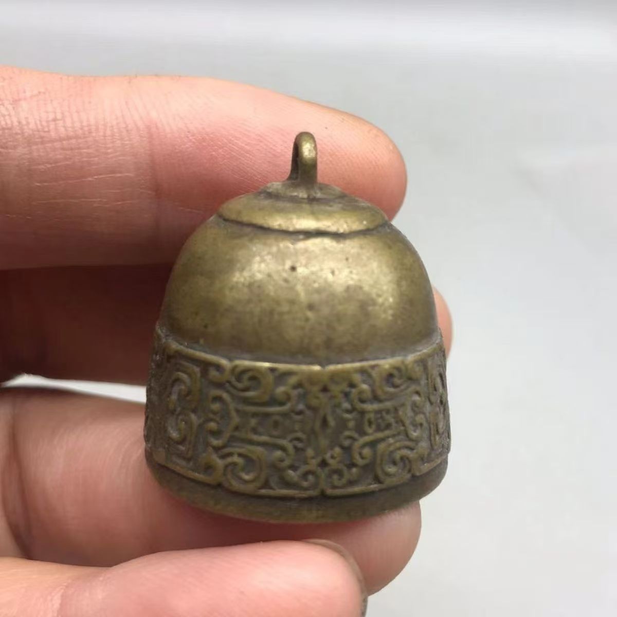 Vintage Chinese Copper Bell Pendant
