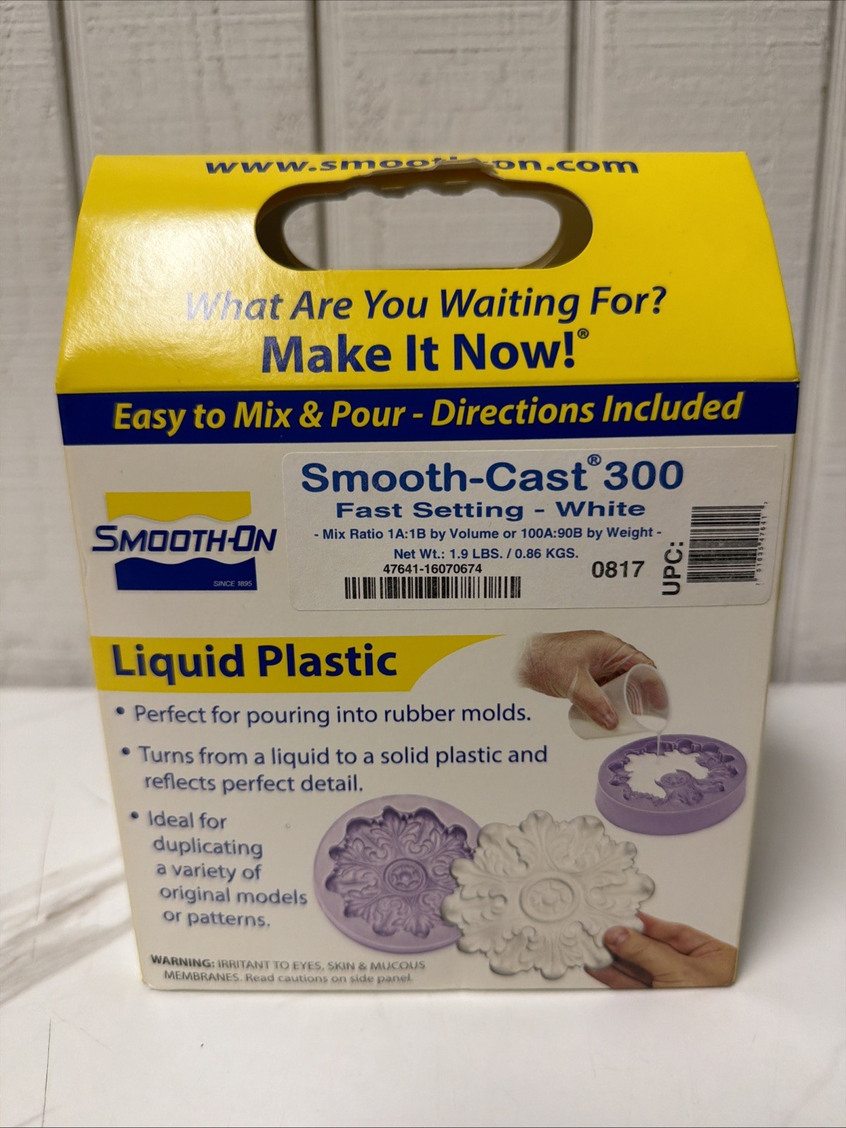 Smooth-cast™ 300: Bright White, Low Viscosity, Liquid Plastic Casting
