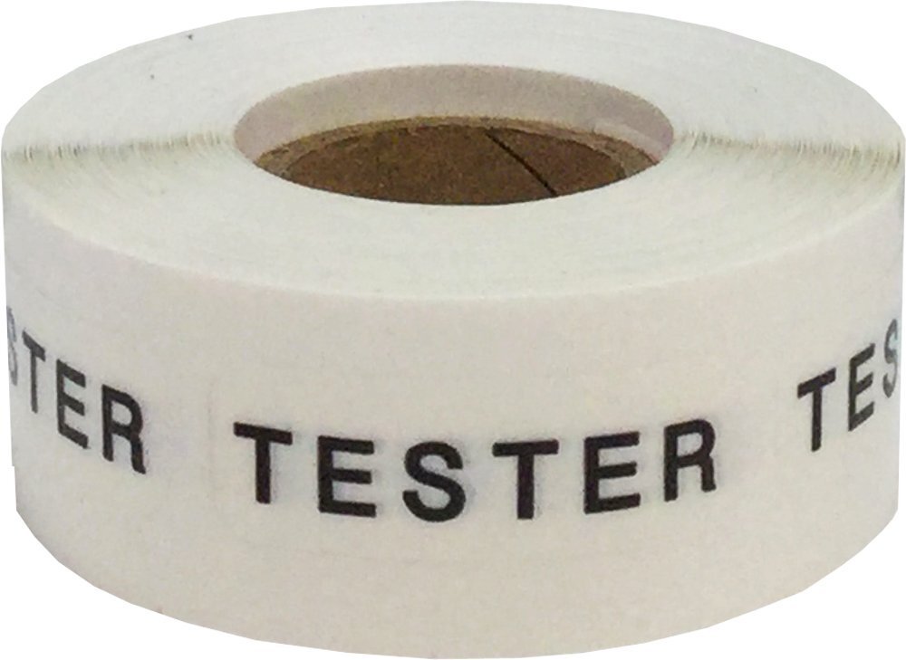 500 Pcs 1/2×1-1/2 Inch Cosmetic Tester Stickers for Perfume Cologne Samples