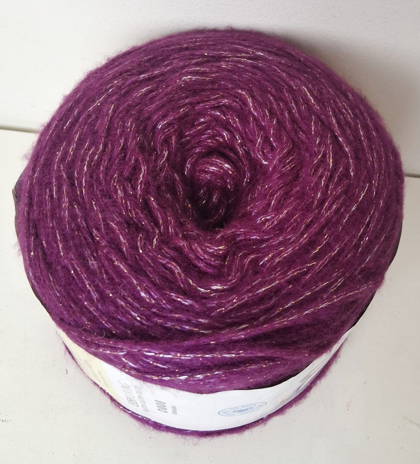 CARON Crystal Cakes Purple Shimmer Shade Amaranth 8.5 oz SOFT Acrylic Blend