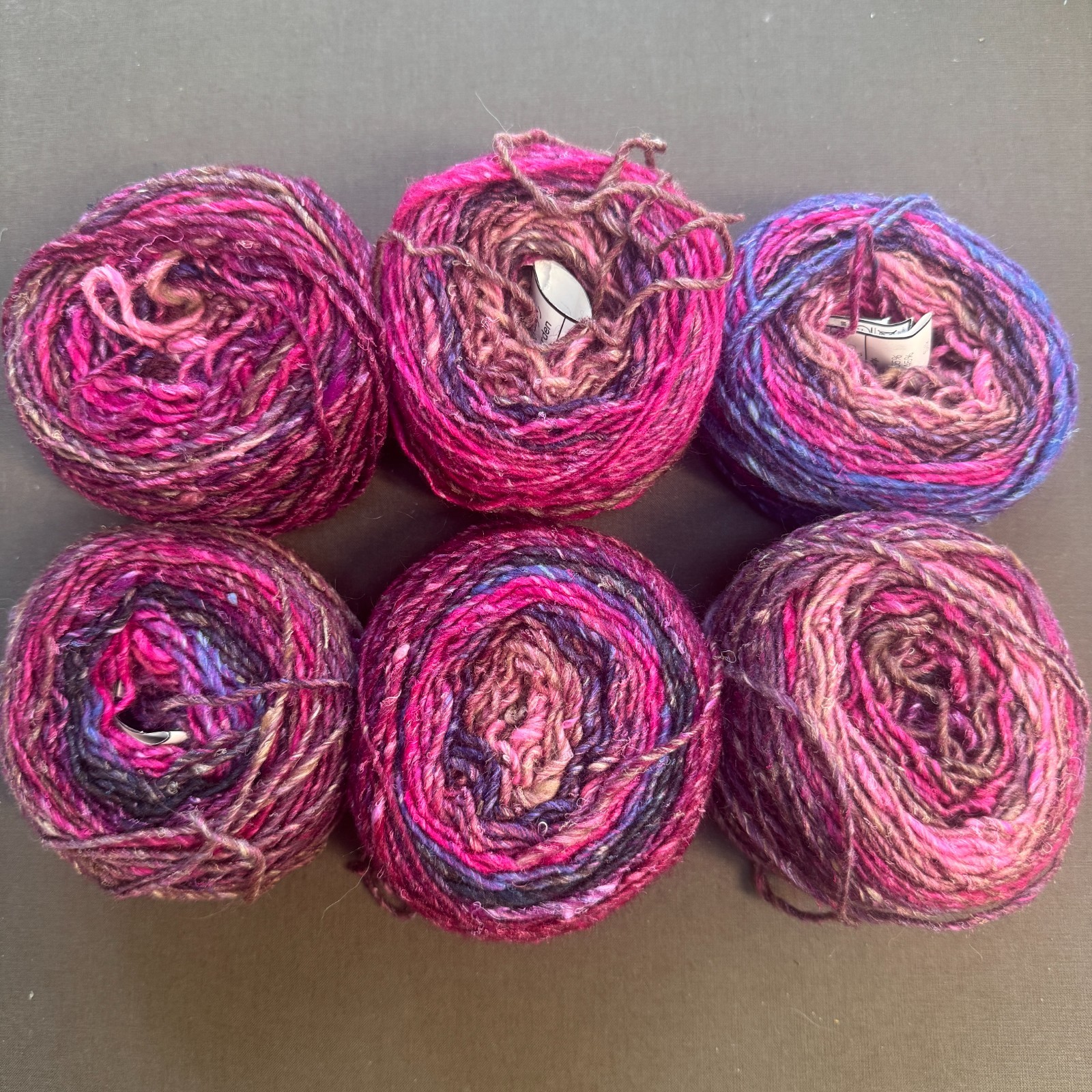 NORO SILK GARDEN YARN 6 Skeins – 109 Yards ea Wool/Silk/Nylon/Mohair Lot 205 B