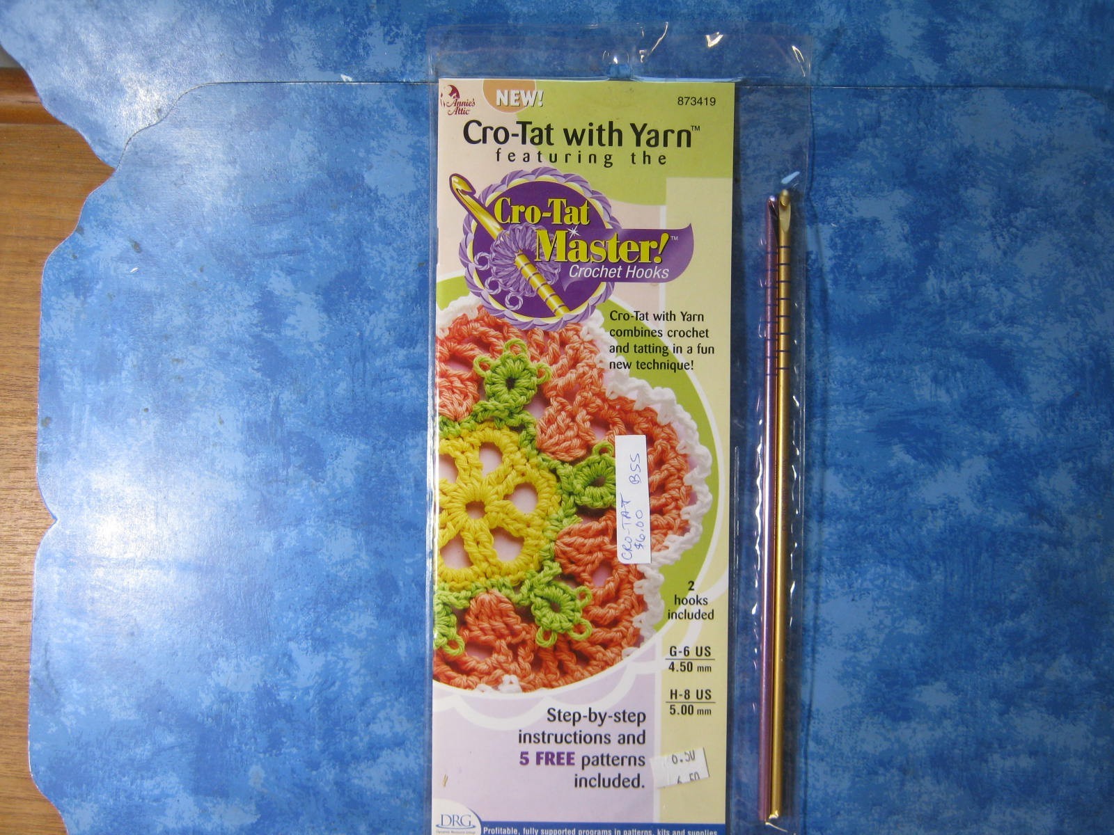 ANNIE’S ATTIC CRO-TAT MASTER CROCHET & TATTING NEEDLES Size G-6 & H-8 NIP