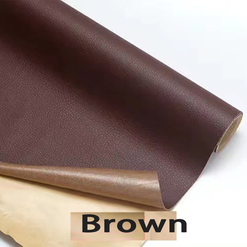 Self Adhesive Vinyl Faux Leather Fabric Repair Patch Kit for Car seat Sofas
