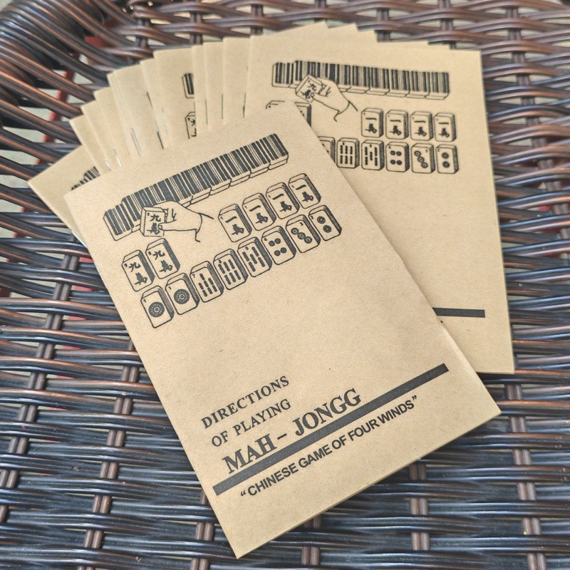 Vintage English Mahjong Rule Book – Complete Guide to Mahjong Rules & Strategies