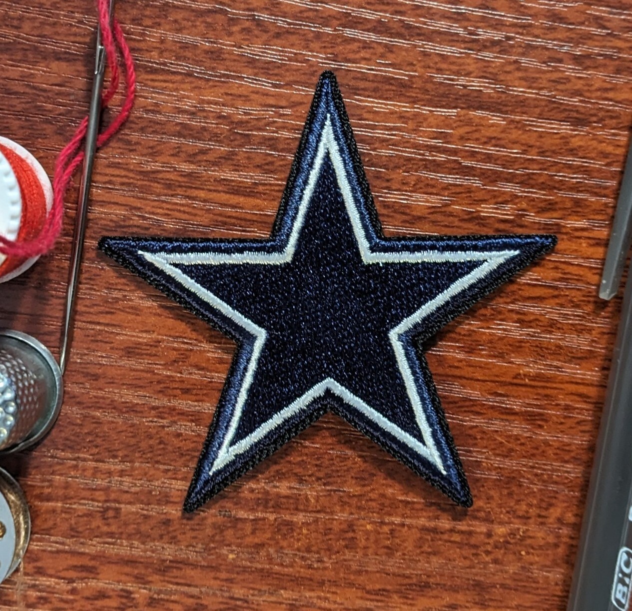 Dallas Cowboys Star Patch Football America’s Team Embroidered Iron On 2.5×2.5″