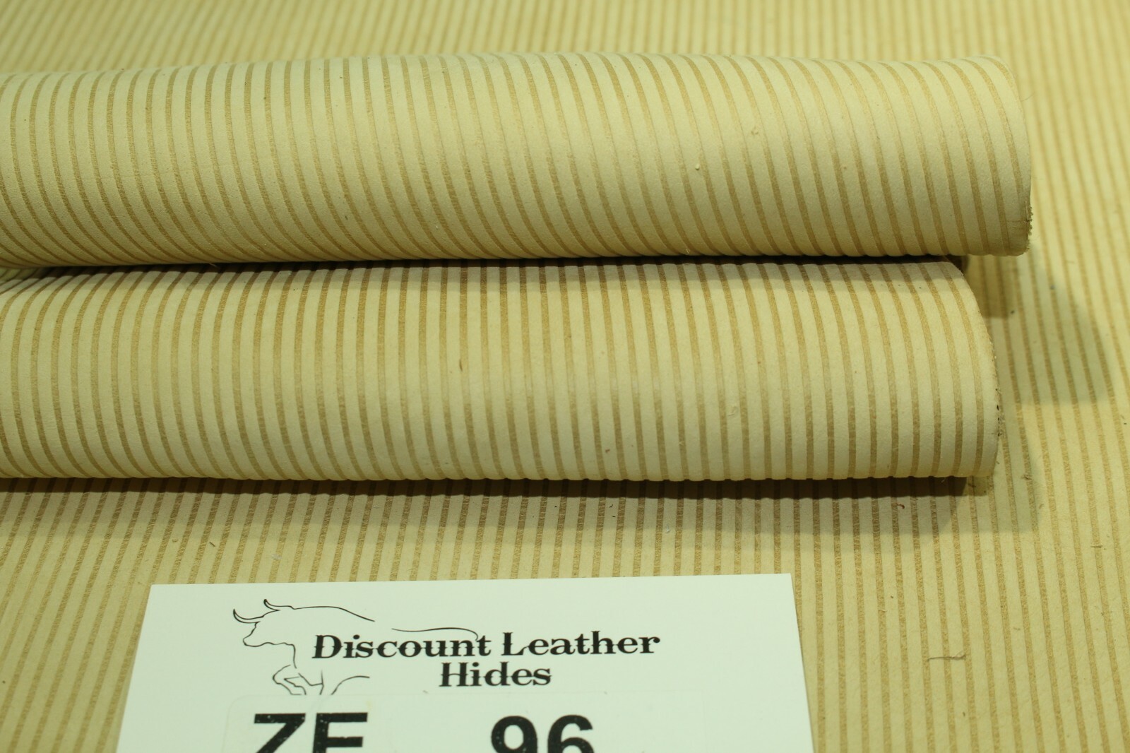 CORDUROY TAN VERY COOL! Discount Leather Hides 1.0mm ZA96