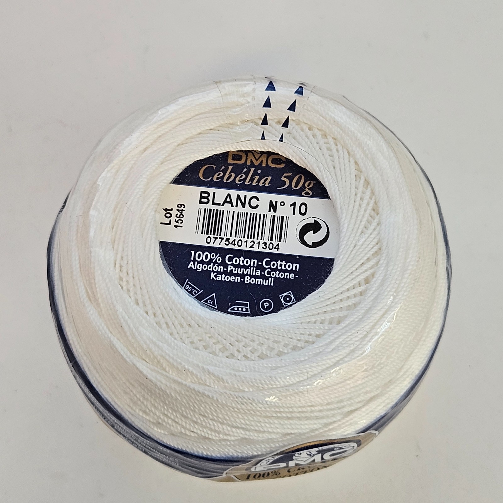 DMC Cebelia Crochet Thread No 10 100% Cotton – 284 yards 50g Spool
