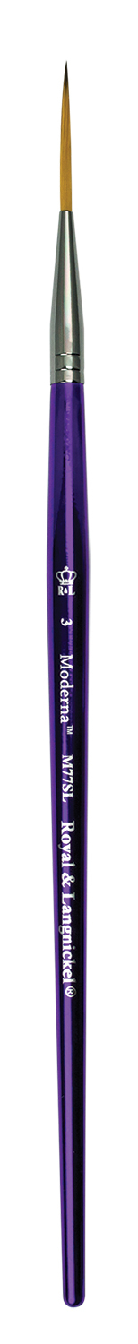 Royal Moderna Synthetic Artist Script Liner Brush-20/0,10/0,0,1,2or3 (2.99-3.49)