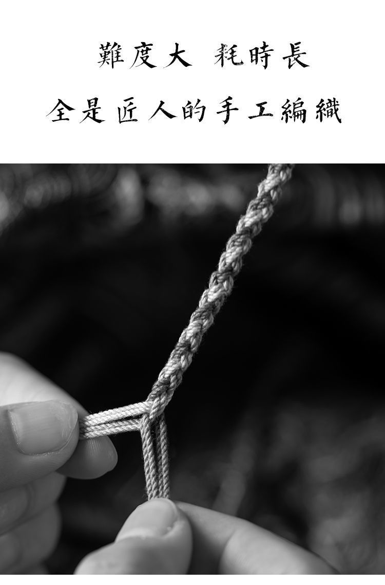 Tibetan Style Sandalwood Wushi Pai Car Pendant 25cm Luxury Rearview Mirror Charm