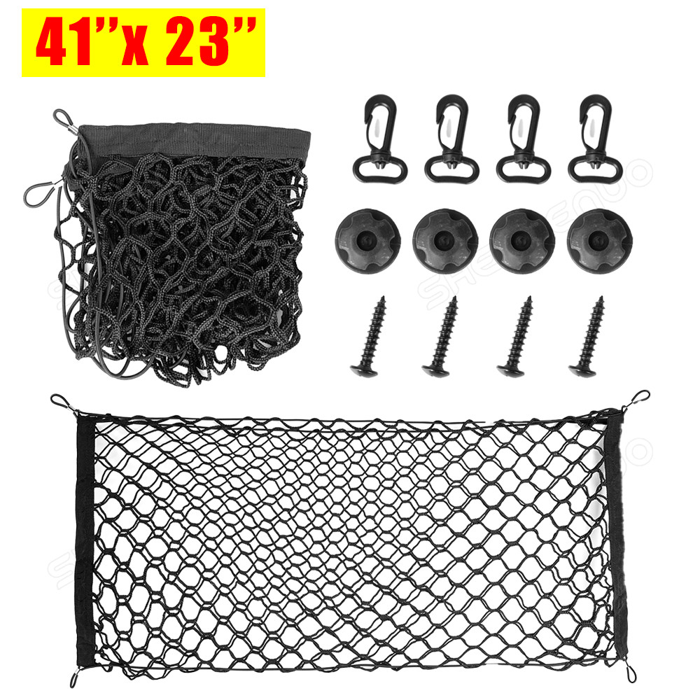 Heavy Duty Trunk Envelope Style Cargo Luggage Organizer Net For Car SUV Truck