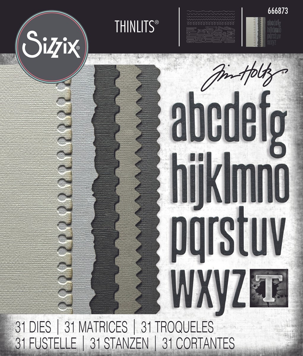 Tim Holtz “VAULT EDGES” 666873 Sizzix Thinlits Cutting Dies 2025