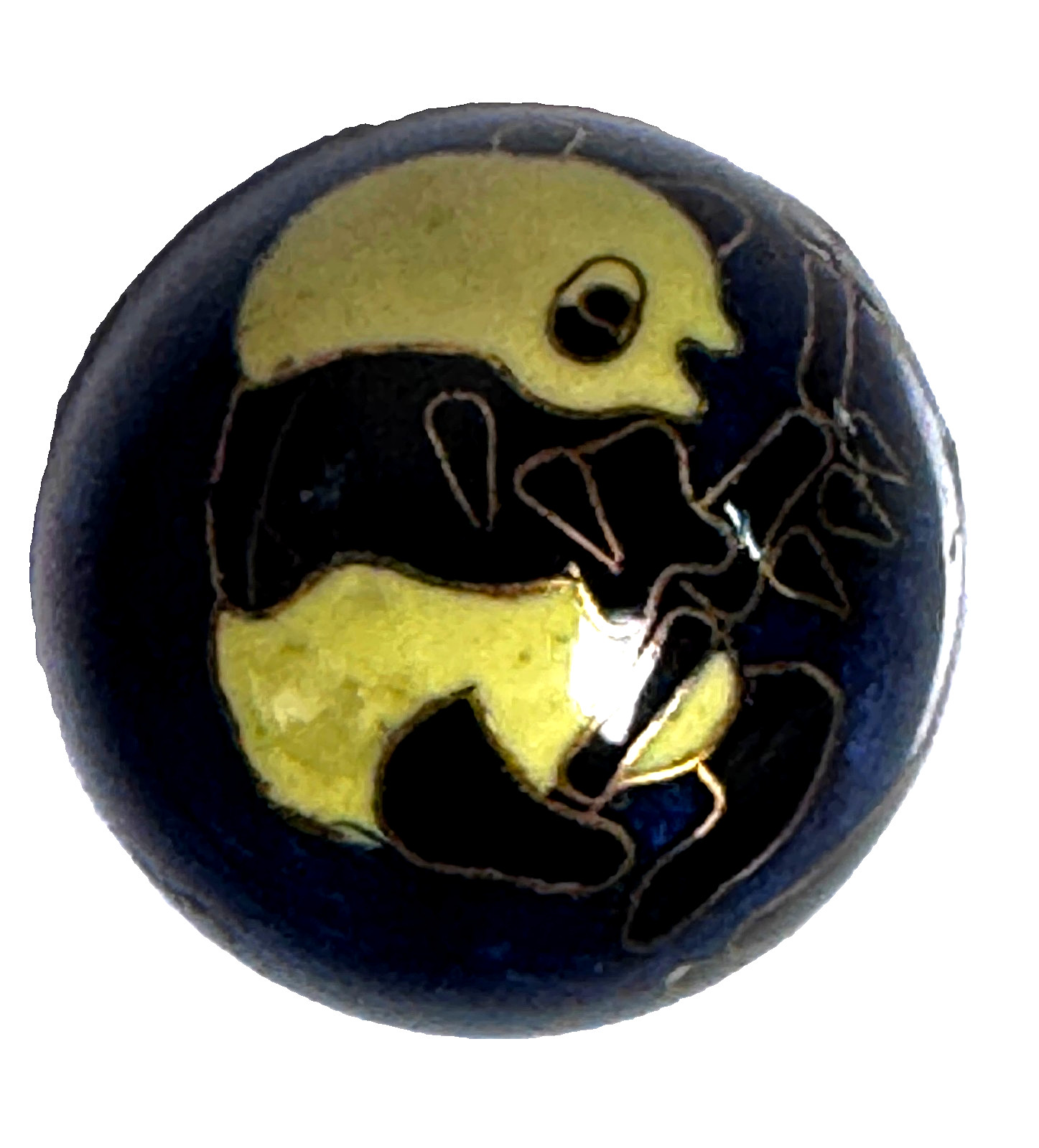 Panda Cloisonné Baoding Ball Chinese Musical Stress Ball Shake for Music