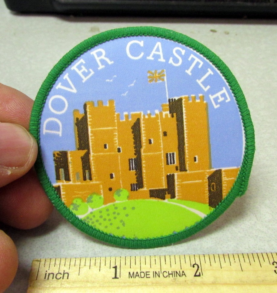 Dover Castle UK England United Kingdom woven style patch