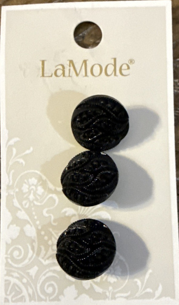 LaMode Buttons 3 Piece 5/8”-Brand New-SHIPS N 24 HR