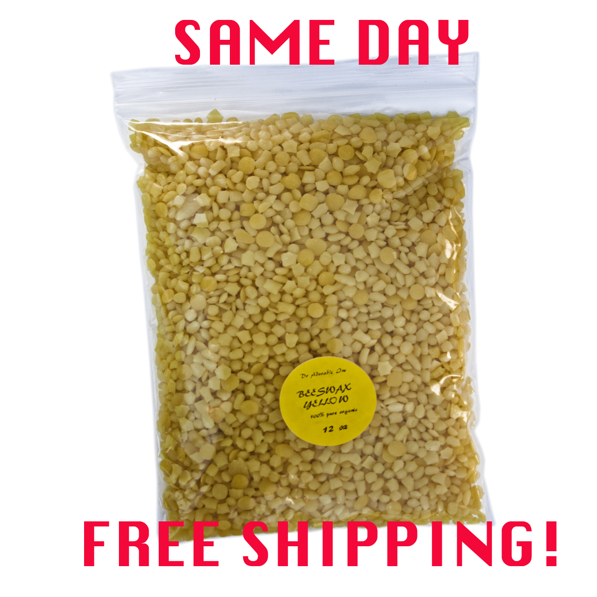 BEESWAX YELLOW BEES WAX ORGANIC PASTILLES BEARDS, PURE 2 oz – 8 lb Free S&H!