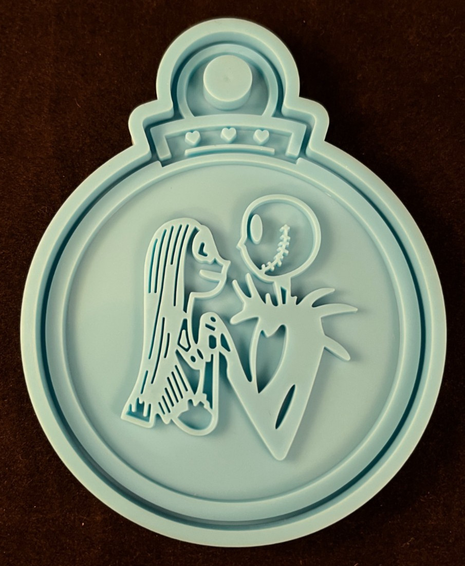 Nightmare Before Christmas Inspired – Jack & Sally – Epoxy Resin Silicone Mold