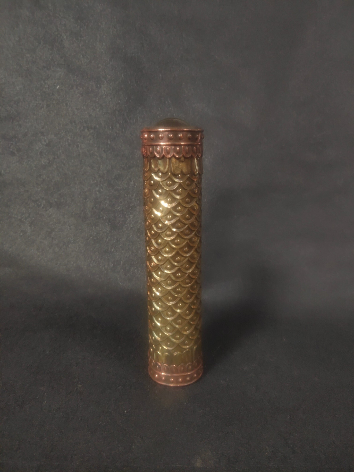 19cm noble brass copper carved cloud See Wonderful Scene optical kaleidoscope