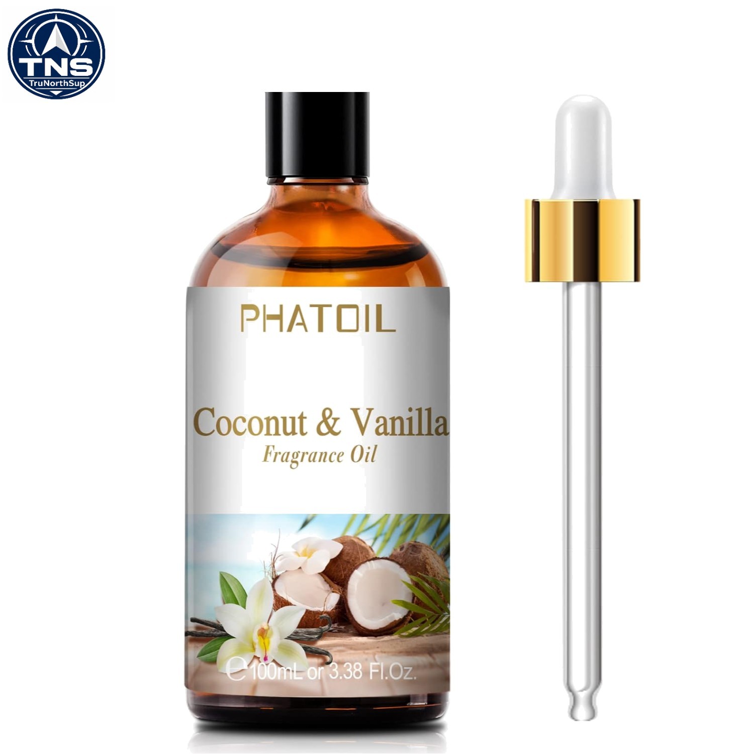 Cruelty-Free 3.38FL.OZ Coconut & Vanilla Fragrance Oils – Versatile Aromatherapy